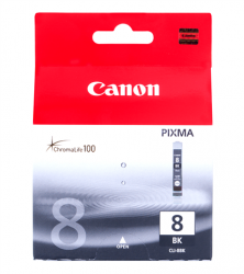 Canon CLI-8bk orig. pro iP 4200/5200/6600, MP 500/800 - černá (CLI8) 13ml