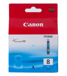 Canon CLI-8C orig. pro iP 4200/5200/6600, MP 500/800 - cyan (CLI8) 13ml
