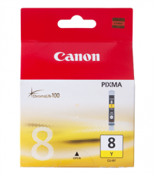 Canon CLI-8Y orig. pro iP 4200/5200/6600, MP 500/800 (CLI8) - žlutá  13 ml