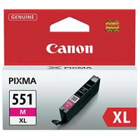 Canon CLI-551XL M (6445B001) orig. pro MG5450/MG6350 (č. 551XL) - magenta 11 ml