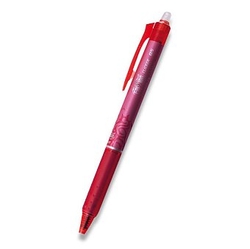 roller PILOT FriXion Clicker 0,5 cvakací, gumovací - červený 