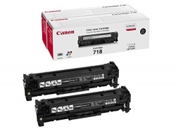 Canon CRG-718bk DOUBLE (2662B005) orig. (CRG718) - 2x černý 2x 3.400 str.