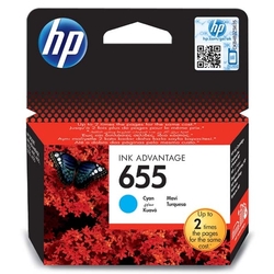 HP č. 655 (CZ110A) orig. (HP655) - cyan 12 ml/600 str.