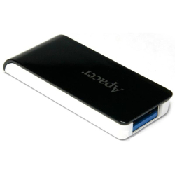 Flash Disk APACER AH350, 128GB, vysouvací, USB 3.2 - černá 