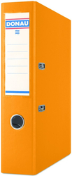 pořadač pákový A4 DONAU Economy, plast+kapsa - 7,5 cm - oranžový (12) 