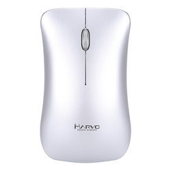 myš MARVO DWM102, 2,4Ghz, bezdrátová, vestavěná baterie, optická, 3tl. - stříbrná 
