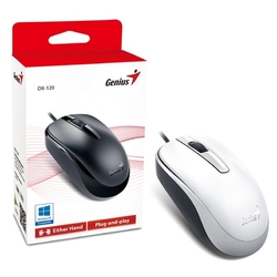 myš Genius DX-120 optická, USB, 1200dpi, 3 tlačítka - bílá 