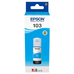 Epson č. 103 (T00S24A) zásobník/lahvička inkoustu pro EcoTank L3151 (EP103) - cyan 65 ml/7.500 str.