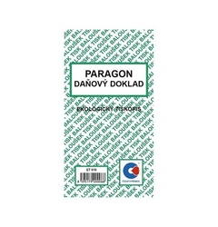 paragon/daňový doklad Baloušek ET010, NCR, eko papír, 50 listů 