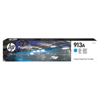 HP F6T77AE orig. pro HP PageWide 325/377, Pro452, Pro477 - cyan HC (HP913A) 3000str./37ml