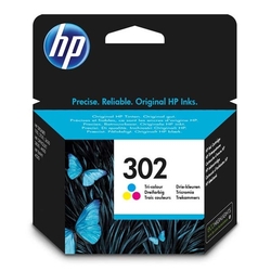 HP č. 302 (F6U65A) orig. (HP302) - barevná 4 ml/165 str.