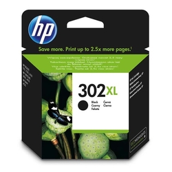 HP č. 302XL (F6U68A) orig. pro OJ3830/4650, DJ2130/DJ1010 (HP302XL) - černá XL 8,5 ml/480 str.