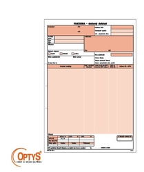 faktura Optys OP1091, A4/100, samopropisovací