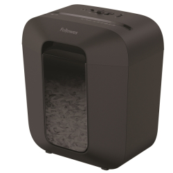 skartovač Fellowes LX 25, křížový řez (4x40mm) kapacita 6 listů/70g, koš 11,5l 