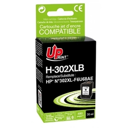 Cartridge č. 302XL (F6U68A) UPrint kompatibil pro HP - černá 20 ml/600 str.