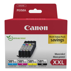 Canon č. 581XXL PACK (1998C007) orig. pro TS6150/8150/9150 (CLI-581XXL) - CMYK 4x 11,7 ml
