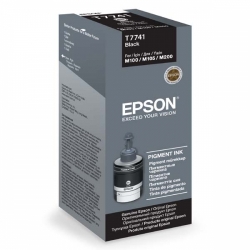 Epson T7741 orig. pro M100/M105/M200, zásobník/lahvička inkoustu - černý 140 ml