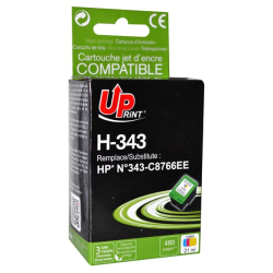 Cartridge č. 343 (C8766E) UPrint kompatibil pro HP - barevná 21 ml/480 str.