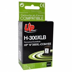 Cartridge č. 300XL (CC641E) Uprint kompatibil pro HP - černá 20 ml