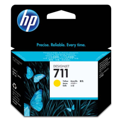 HP č. 711 (CZ132A) orig. pro Designjet T120/T520 (HP711) - žlutá 29ml