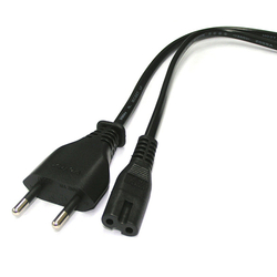 kabel napájecí síťový 2PIN, 220V - 2m 