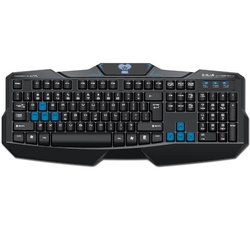 klávesnice E-Blue Cobra K746, herní, USB, CZ, podsvícené okraje - černá 