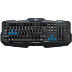 klávesnice E-Blue Cobra K746 Combatant-EX, herní, USB, CZ, podsvícené okraje - černá 
