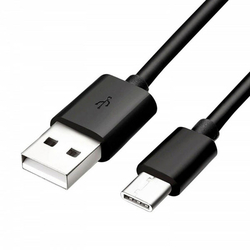 kabel USB C 2.0 LOGO,  A-C, 1m, černý 
