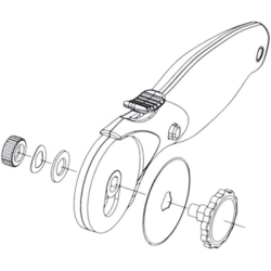 řezací nůž rotační KW-Trio 3804 