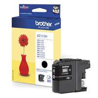 Brother LC121Bk orig pro DCP J132/J152, MFC J470 - černý ink 300 str.