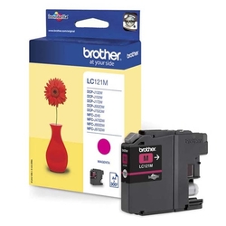 Brother LC-121M orig. pro DCP J132/J152, MFC J470 (LC121) - magenta 300 str.