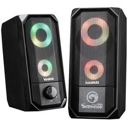 reproduktory MARVO SG-265 (Scorpion) 6W, regulace hlasitosti, RGB podsvícení, USB   