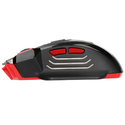 myš MARVO Scorpion M450, 6400dpi, USB, optická, 7tl., podsvícená - černo/červená 