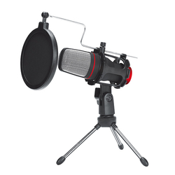 streamovací mikrofon MARVO MIC-02 (Scorpion) bez regulace hlasitosti, s tripodem 