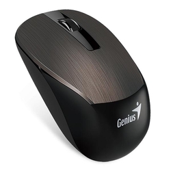 myš Genius NX-7015, BlueEye, 1600DPI, 2,4GHz bezdrátová USB (1xAA) - hnědo-černá 