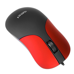 myš MARVO DMS002, 1200dpi, USB, optická, 3 tl., kancelářská - černo-červená 
