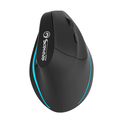 myš MARVO M703W (2,4Ghz) bezdrátová (1xAA) optická, 6tl., vertikální, ergo - černá 