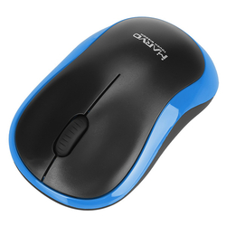 myš MARVO DWM100, bezdrátová (1xAAA) 1000dpi, USB, optická, 3tl. - modro-černá 