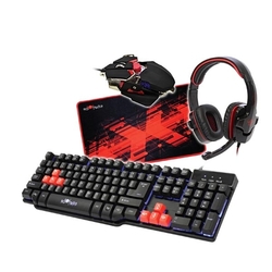 myš RED FIGHTER M1, 4000dpi, USB, optická, 10 tl., programovatelná - černá 