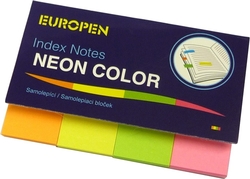 bloček snímatelný samolepicí Notes Y (50x20mm) 4x50 listů - 4 neon barvy 