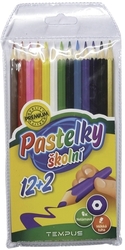 pastelky Europen 0613, lipové dřevo, 12+2 barev  