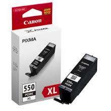 Canon PGI-550XL BK (6431B001) orig. pro MG5450/6350 (č. 550XL) - černá 22 ml/500 str.