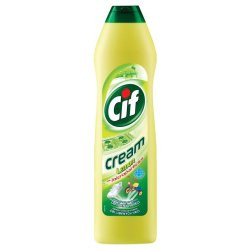 čistič CIF Cream, žlutý, krémový abrasivní, 500ml - citron 500 ml
