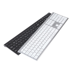 klávesnice Powerton Ultraslim, CZ/SK, Multi-device 2,4Gb+BT 3,0,  - černá 