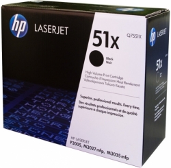 HP Q7551X orig. pro LJ P3005/M3035mfp (HP51X) - černý (KRABICE "B") 13.000 str.