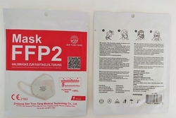 respirátor dýchací FFP2 GEN MEDICAL, 5ti-vrstvý, filtrace 95%, certif. CE/EN - 1ks 