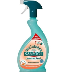 universální čistič/sprej SANYTOL DESINFEKCE (500ml) s rozprašovačem - grep 