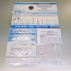 antigenní test COVID-19 SAFECARE BIO-TECH Rapid test kit (SLINY) - 2ks 