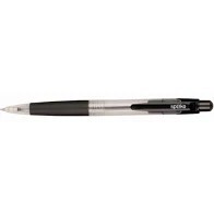 kuličkové pero SPOKO (S011271) stopa 0,5mm, gumový úchop (náplň X20) - černá 