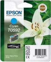 Epson T0592 orig. pro Epson Stylus Photo R2400 - cyan 13 ml